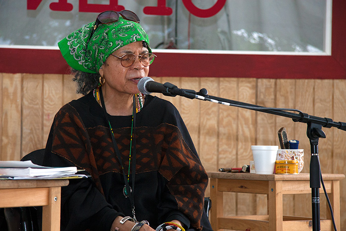Poet Sonia Sanchez at the 2009 Folklife Festival. Photo by John Loggins, Ralph Rinzler Folklife Archives