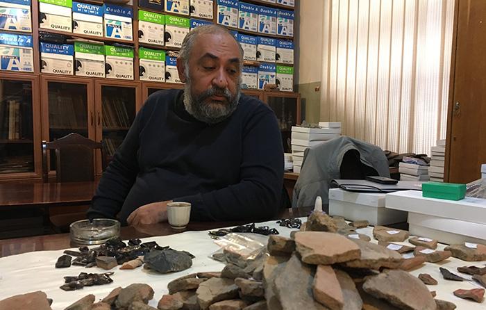 Boris Gasparyan, researcher at the Institute of Archaeology and Ethnography, led the excavations of Areni-1.